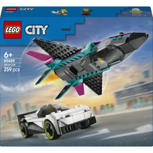 LEGO City Jet contro Auto sportiva
