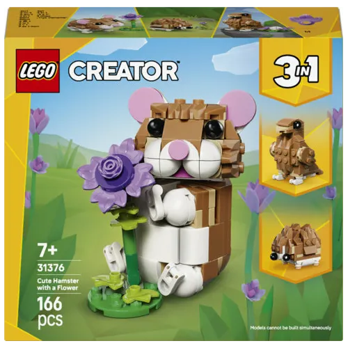 LEGO Creator 31376 3in1 Simpatico Criceto con...