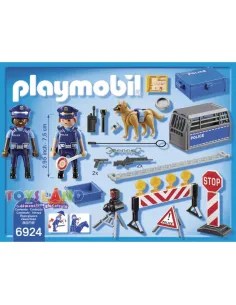 PLAYMOBIL POSTO DI BLOCCO POLIZIA (6924) 2