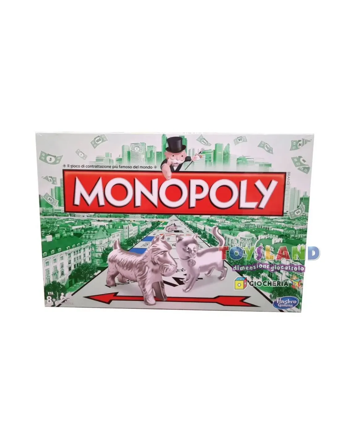 Monopoly Classico (C1009), è il gioco di contrattazione più famoso nel  mondo e da generazioni