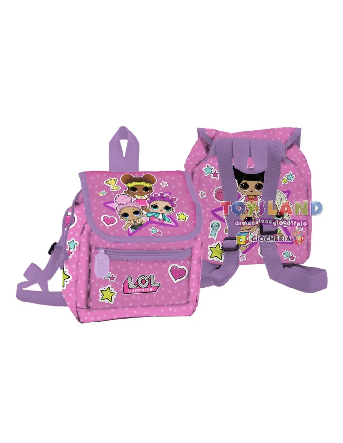 LOL Surprise Zaino Trendy B99195, per portare sempre con te le tue  bamboline, chiusura a strappo e tasca con zip | Toysland