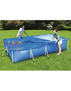 COPRIPISCINA STEEL PRO RETTANGOLARE 400X211 (58107) 2