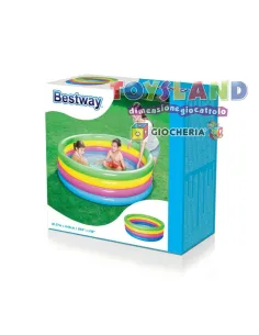 PISCINA 4 ANELLI COLORATI 157X46 (51117) 2