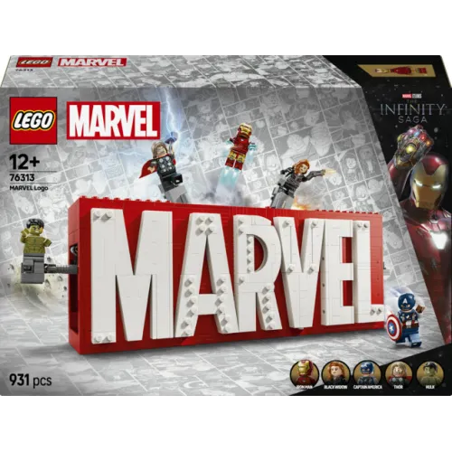 LEGO MARVEL LOGO E MINIFIGURE MARVEL (76313)
