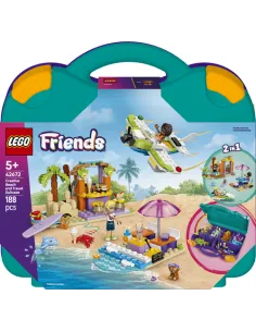 LEGO FRIENDS VALIGIA CREATIVA DA SPIAGGIA E DA VIAGGIO...