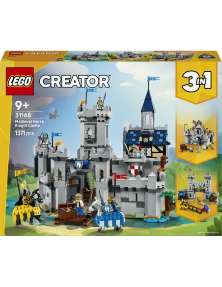 LEGO CREATOR CASTELLO DEL CAVALIERE MEDIEVALE 3 IN 1 (31168)