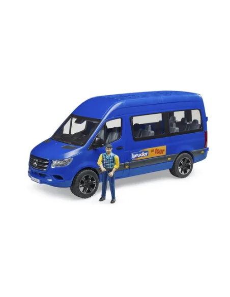 BRUDER PULMINO MERCEDES-BENZ SPRINTER TRANSFER CON AUTISTA (02681)
