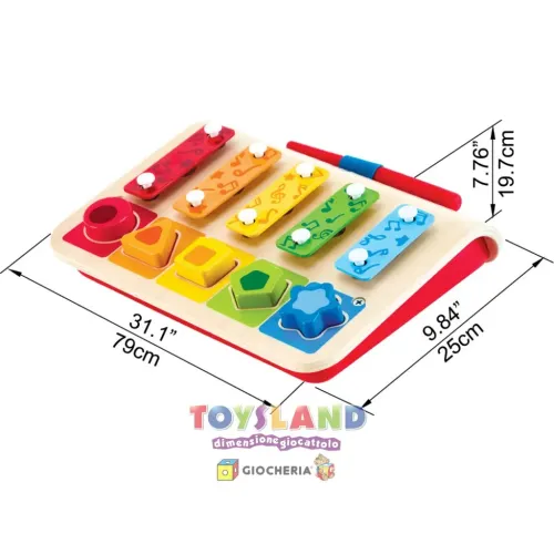 XILOFONO Con SCELTA DELLE FORME (E0334)
