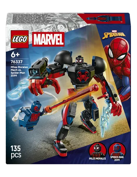 LEGO MARVEL MECH DI MILES MORALES VS SPIDER-MAN 2099 (76337)