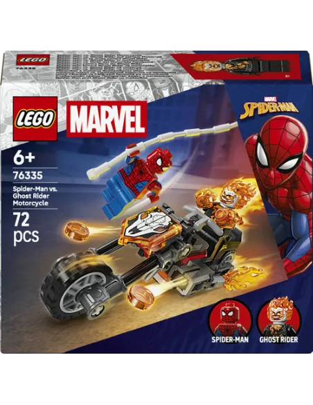 LEGO MARVEL SPIDER-MAN VS. GHOST RIDER IN MOTOCICLETTA (76335)