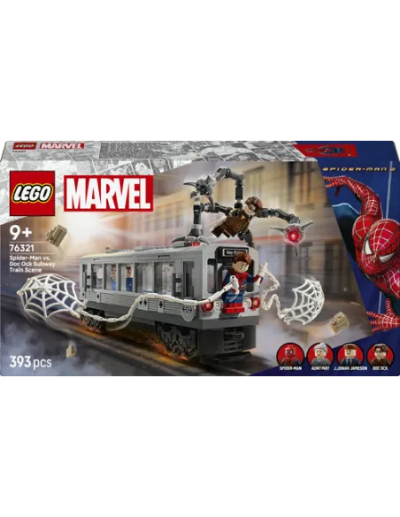 SPIDERMAN VS.DOC OCK: Duello sul treno SUPER HEROES (76321)