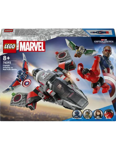 LEGO MARVEL BATTAGLIA CAPTAIN AMERICA VS. HULK ROSSO (76292)