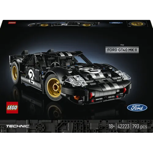 LEGO TECHNIC AUTO DA CORSA FORD GT40 MKII 1966...