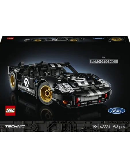 LEGO TECHNIC AUTO DA CORSA FORD GT40 MKII 1966 (42223)