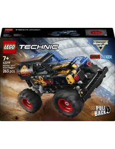 LEGO TECHNIC MONSTER JAM GRAVE DIGGER FUOCO E GHIACCIO...