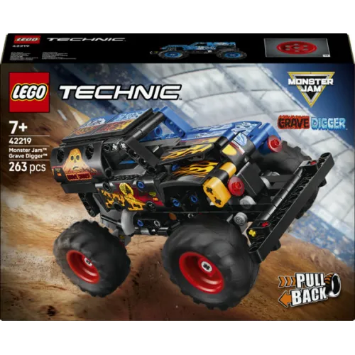 LEGO TECHNIC MONSTER JAM GRAVE DIGGER FUOCO E...