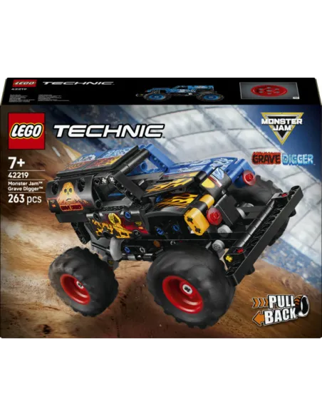 LEGO TECHNIC MONSTER JAM GRAVE DIGGER FUOCO E GHIACCIO (42219)