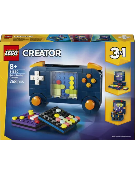 LEGO CREATOR CONSOLE DI GIOCO RETRÒ 3 IN 1 (31380)