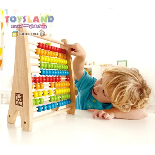 ABACO CON PALLINE ARCOBALENO (E0412)