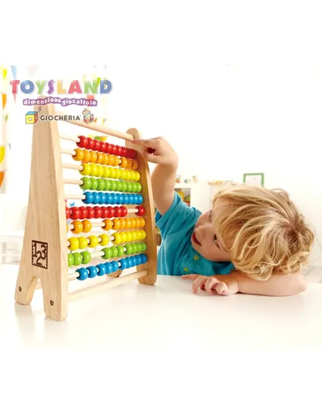 ABACO CON PALLINE ARCOBALENO (E0412)