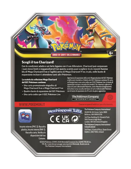 POKEMON TIN DA COLLEZIONE MEGA CHARIZARD (PK10300-I)