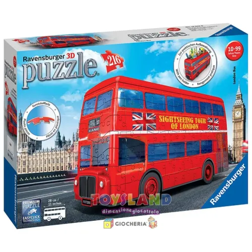PUZZLE LONDON BUS 3D (12534)