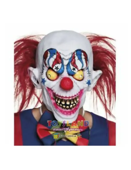 MASCHERA CLOWN RACCAPRICCIANTE CAPELLI (31145)