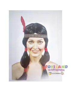 PARRUCCA INDIANA CON TRECCE (72015)