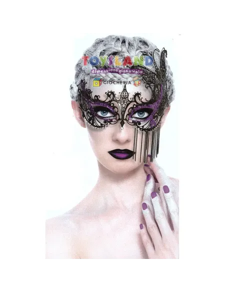 MASCHERA OCCHI METAL (74033)