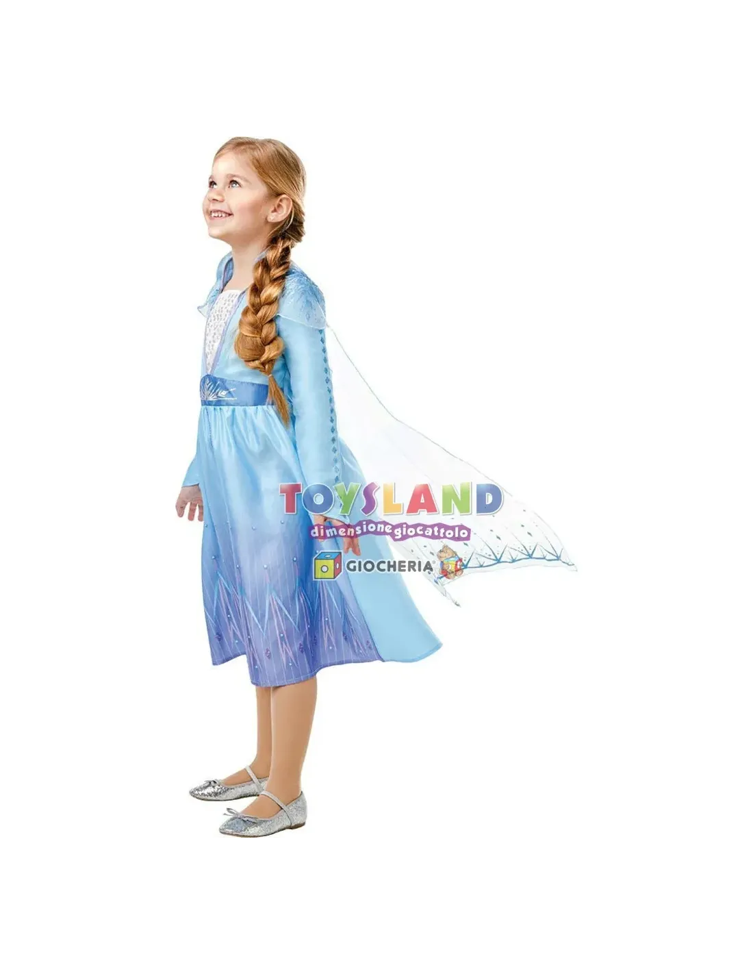 RUBIE'S 300468 - Vestito e mantello di ELSA - Frozen II - Ferrari Giocattoli