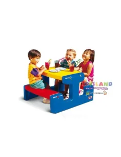 TAVOLO PICNIC GIALLO-VERDE/BLU