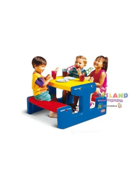 TAVOLO PICNIC GIALLO-VERDE/BLU