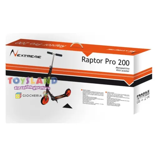 MONOPATTINO RAPTOR PRO200 NERO/ARANCIO (GRG007)