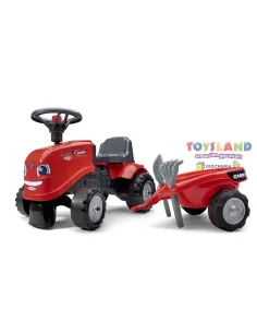 TRATTORE BABY CON CARRETTO,PALA E RASTRELLO (238C) 2