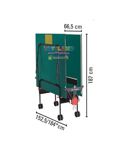 PING PONG DA INTERNO C/RUOTE (C112I)