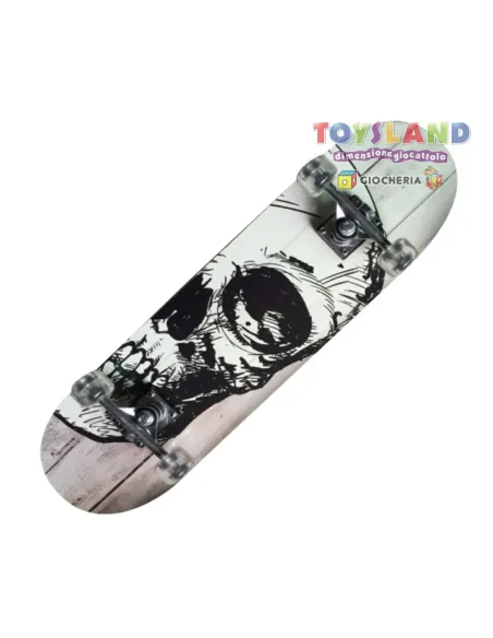 SKATEBOARD TRIBE PRO WHITE SKULL (GRG015)