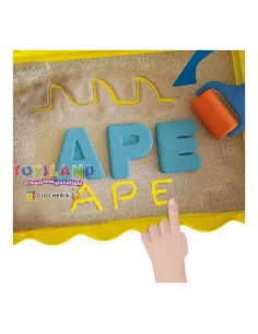 Headu Lavagna di Sabbia Leggo e Scrivo Montessori 2