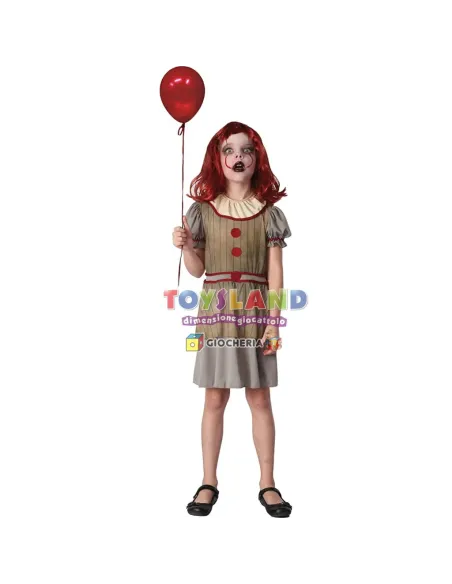 COSTUME CREEPY CLOWN GIRL 7/10 (16073)