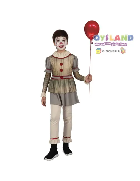 COSTUME CREEPY CLOWN BOY 7/10 (16074)