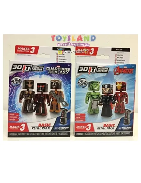REFILL PERSONAGGI MARVEL 3D (GPZ95168)