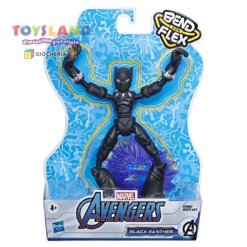 AVENGERS FIGURES ASSORTITE (E73775L0) BEND AND FLEX