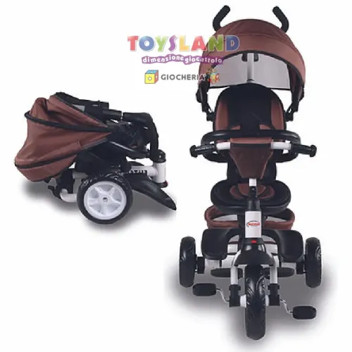 TRICICLO ELITE PIEGHEVOLE 1502BR, triciclo adatto per le diverse fasi di  crescita del bambino | Toysland