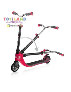 MONOPATTINO 2 RUOTE PIEGHEVOLE ROSSO (IDD473-102) 2