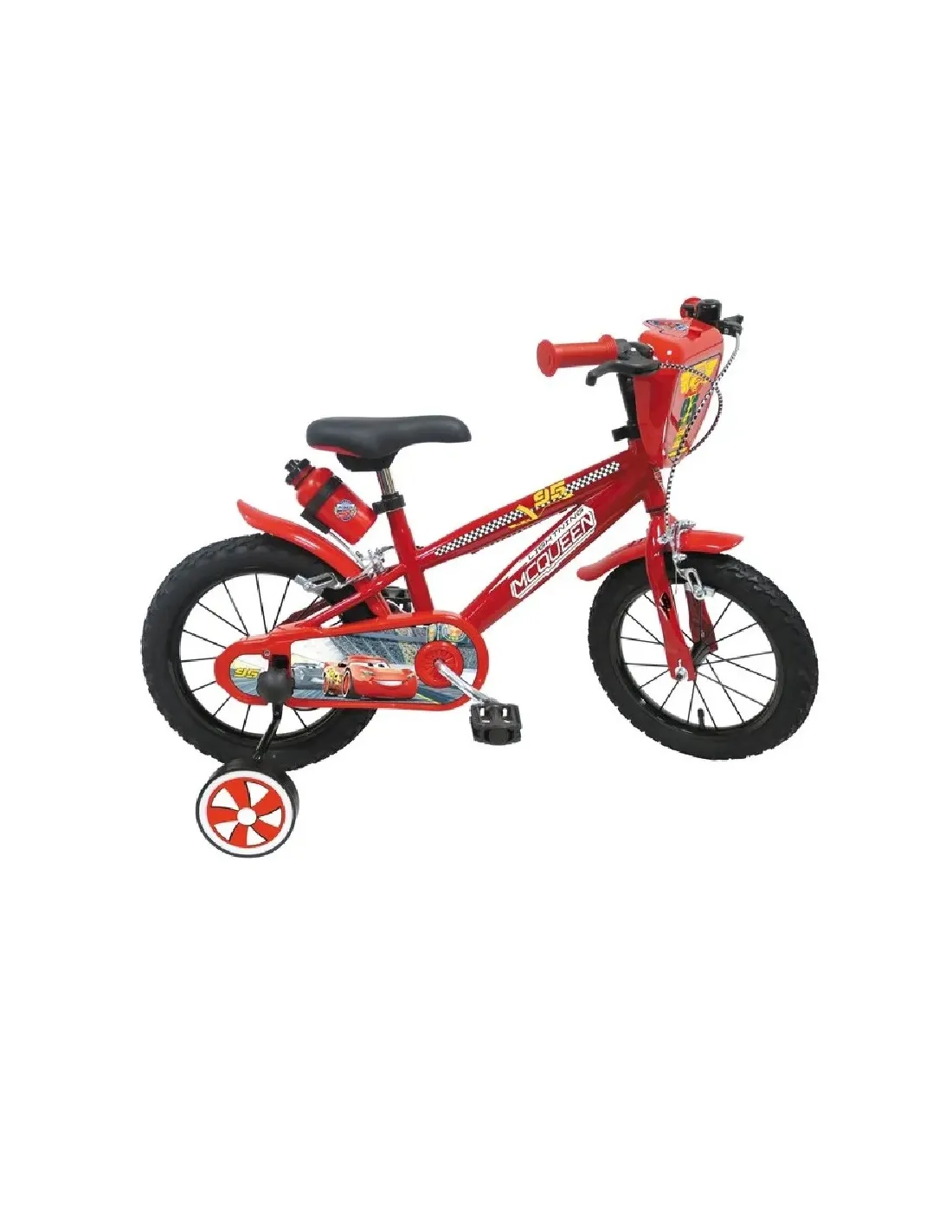 BICI 14 DELUXE CARS 25114, bicicletta ispirata al famoso film Cars 3 e  l'incontenibile personaggio di Saetta McQueen | Toysland