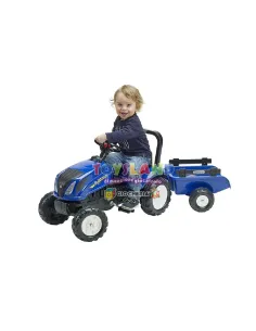 TRATTORE PEDALI NEWHOLLAND+RIMORCHIO (3080AB) 2