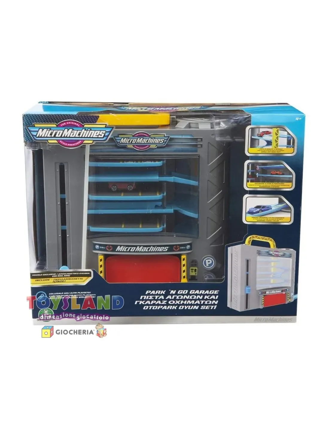 MICRO MACHINE GARAGE MCM07000, fantastico garage dove puoi parcheggiare tante Micro Machines