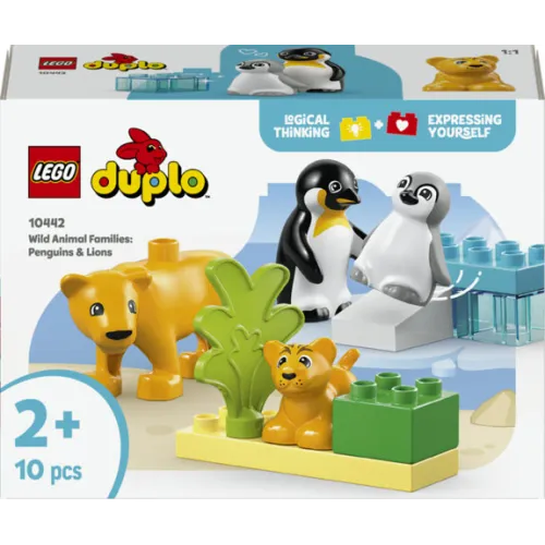 LEGO DUPLO Famiglie di animali: pinguini e leoni