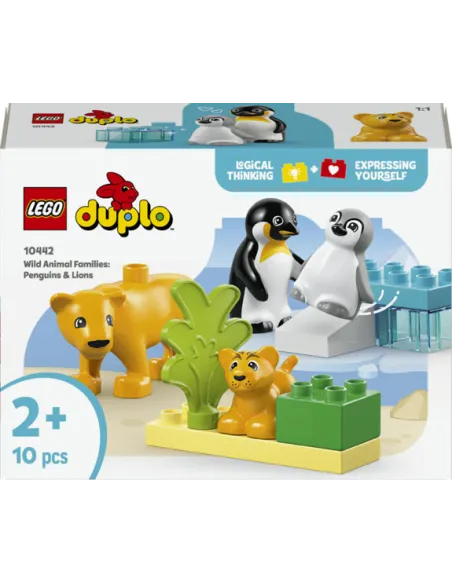 LEGO DUPLO Famiglie di animali: pinguini e leoni