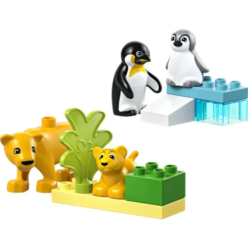LEGO DUPLO Famiglie di animali: pinguini e leoni