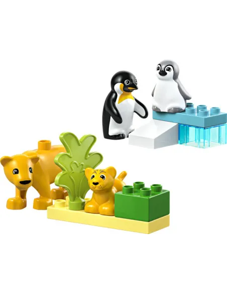 LEGO DUPLO Famiglie di animali: pinguini e leoni